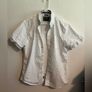 LEE Premium Select Regular Fit Stretch Button Down Shirt Size Large